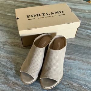 Portland Boot Company Lena Perforated Heel Slide